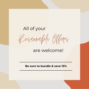 FEEL WELCOME TO MAKE OFFERS